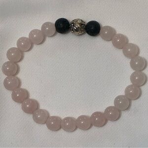 Genuine Rose Quartz Bracelet